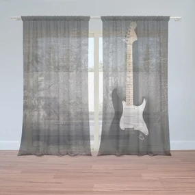 Sablio Záclony Gitara: 2ks 150x250cm