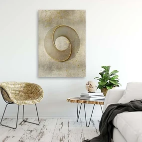 Gario Obraz na plátne Zlatý kruh - Andrea Haase Rozmery: 70 x 100 cm