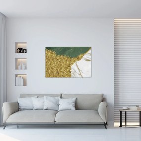 Obraz - Zelený mramor N⁰2 (90x60 cm)