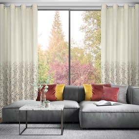 ZATEMŇOVACÍ ZÁVES NA KRÚŽKOCH TORI 140X250 CM VZOROVANÁ