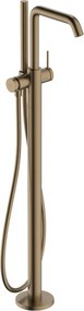 Hansgrohe Tecturis S, páková vaňová voľne stojaca batéria na podlahu, kartáčovaný bronz, HAN-73440140