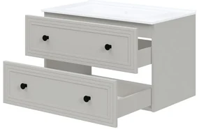 Skrinka pod umývadlo Bondi 80 cm, krémová