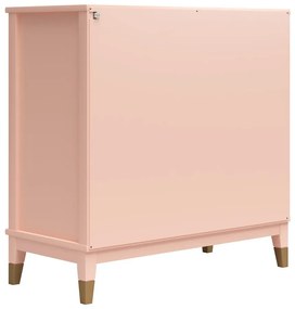 Ružová skrinka 86x85x41 cm Westerleigh – CosmoLiving by Cosmopolitan