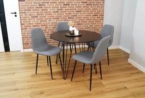 Jedálenská stolička EVA Vyberte látku ->: Szenil sivá