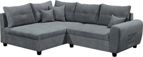 XXXLutz ROHOVÁ SEDAČKA, textil, antracitová MID.YOU - Sedačky - 002220035602
