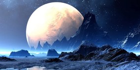 Obraz tajomná fantasy planéta