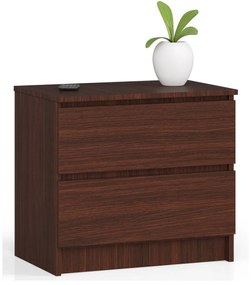 Nočný stolík Kalista (wenge). Akcia -16%. Vlastná spoľahlivá doprava až k Vám domov. 1068604