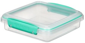 Krabička, box na desiatu - SISTEMA TOAST, zelená
