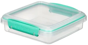 Krabička, box na desiatu - SISTEMA TOAST, zelená