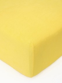 Froté plachta 180 × 200 cm - žltá