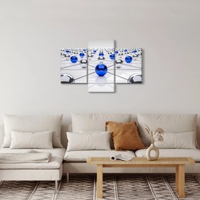 Obraz pospájaných guľou (90x60 cm)