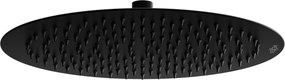 Sprchová hlavica MEXEN SLIM CIRCLE 30 cm čierna