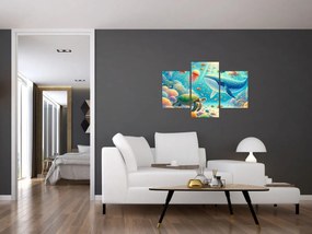 Obraz - Svet pod hladinou (90x60 cm)