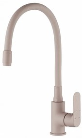 Invena Joga, stojanková drezová batéria s flexibilným ramenom, béžová, BZ-32-P03-C