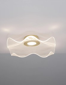 LED stropné svietidlo Siderno A 50 zlaté