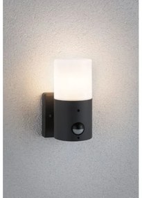 Paulmann 94648 - 1xE27/15W IP44 Vonkajšie nástenné svietidlo so senzorom TUBS 230V