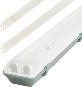 LED Solution Žiarivkové teleso 120cm + 2x LED trubice 18W Economy Barva světla: Teplá biela TL3902A-2X36/B1_6263