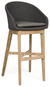 Vonkajšia barová stolička Coachella Farba: charcoal