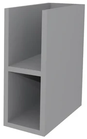 Mereo, Mereo Aira, kúpeľňová skrinka 20 cm, spodná, Multidecor, Šedá supermat, MER-CN797SSEDA
