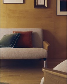 Béžová ženilková pohovka 165 cm Amsen – Kave Home