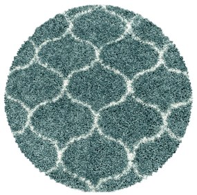 Ayyildiz Kusový koberec SALSA 3201, Okrúhly, Modrá Rozmer koberca: 80 cm KRUH