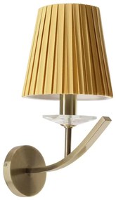 Nástenné svietidlo VITORIA 1xE14/40W/230V žltá/mosadz