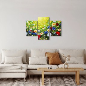 Obraz divokých kvetov (90x60 cm)