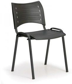 Plastová stolička SMART - čierne nohy