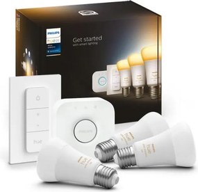 Základná sada Philips Hue WA 3xE27/11W 2200-6500K + Hue bridge a stmievač