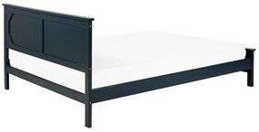 Manželská posteľ 140 cm OLIVE (s roštom) (modrá). Vlastná spoľahlivá doprava až k Vám domov. 1007407