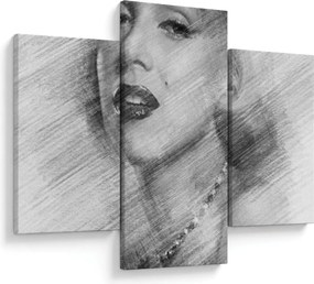 Obraz - Portrén Merilyn Monroe (90x60 cm)