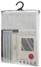 ZÁCLONA NA PÁSKE KELLY 140X270 CM BIELA