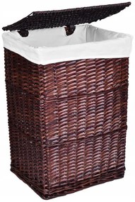 Sada košov na bielizeň hnedá 72 l a 114 l