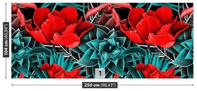 Fototapeta Vliesová Tropické kvety 152x104 cm