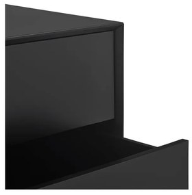 Čierna skrinka 120x140x45 cm Platt – Teulat