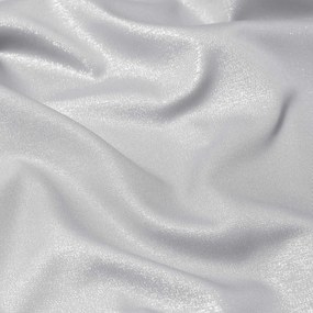 Goldea vianočný exkluzívny behúň na stôl - strieborný s trblietkami 50x180 cm