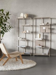 Actona Vysoký regál Seaford - sivá