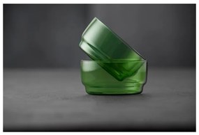Zelené sklenené misky v súprave 2 ks 500 ml Torino – Lyngby Glas