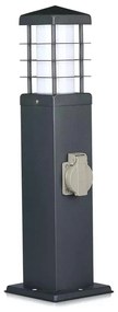 Vonkajšia lampa so zásuvkami 1xE27/13W/230V IP44