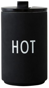 DESIGN LETTERS Termohrnček HOT Black 350 ml