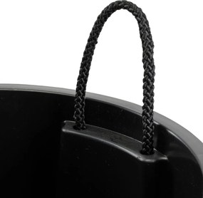 PLASTOVÝ KVETINÁČ STRIPPED 29X51,5 CM HORČICOVÁ