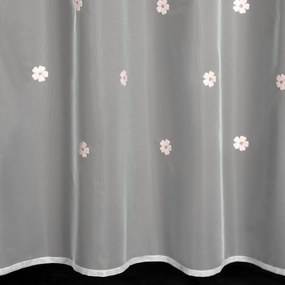 ZÁCLONA NA KRÚŽKOCH ELSA 140X250 CM BIELA