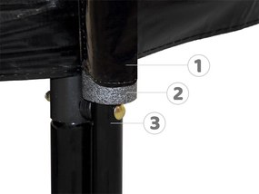 Záhradná trampolína SkyFlyer + rebrík 12FT (366 cm)