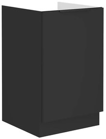 Kuchynská skrinka Siena čierna mat 50zl 1f bb