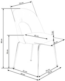 Halmar Jedálenská stolička K417 - béžová