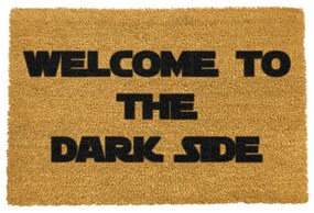 Rohožka z prírodného kokosového vlákna Artsy Doormats Welcome to the Darkside, 40 x 60 cm