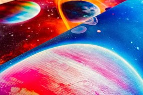 Protišmykový herný koberec Galaxia