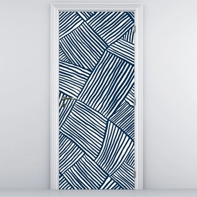 Fototapeta na dvere - 3D línia (95x205cm)