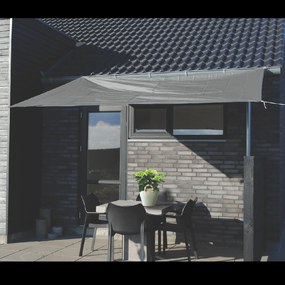 Garden Line PRAVOUHLÝ ŠEDÝ SLNEČNÍK 3 x 2,5 M *3897