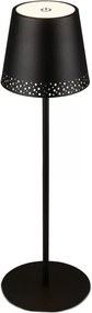 Brilo - LED nabíjateľná dotyková stolná lampa KIKI LED/2,6W/5V IP44 2600 mAh čierna